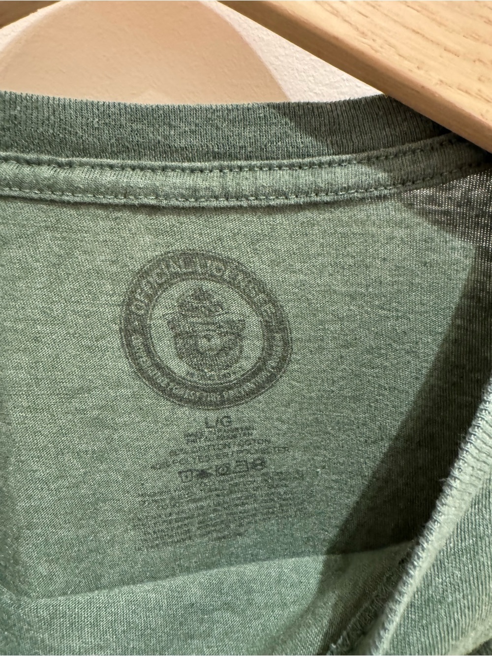 Dark Green Smokey Bear Graphic Tee L - Picture 2 of 3